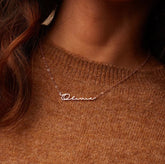 Dainty Name Necklace • Personalized Name Jewelry • Tiny Name Necklace • Baby Girl Name Necklace • Bridesmaids Gift • Baby Shower Gift • Gift for Her
